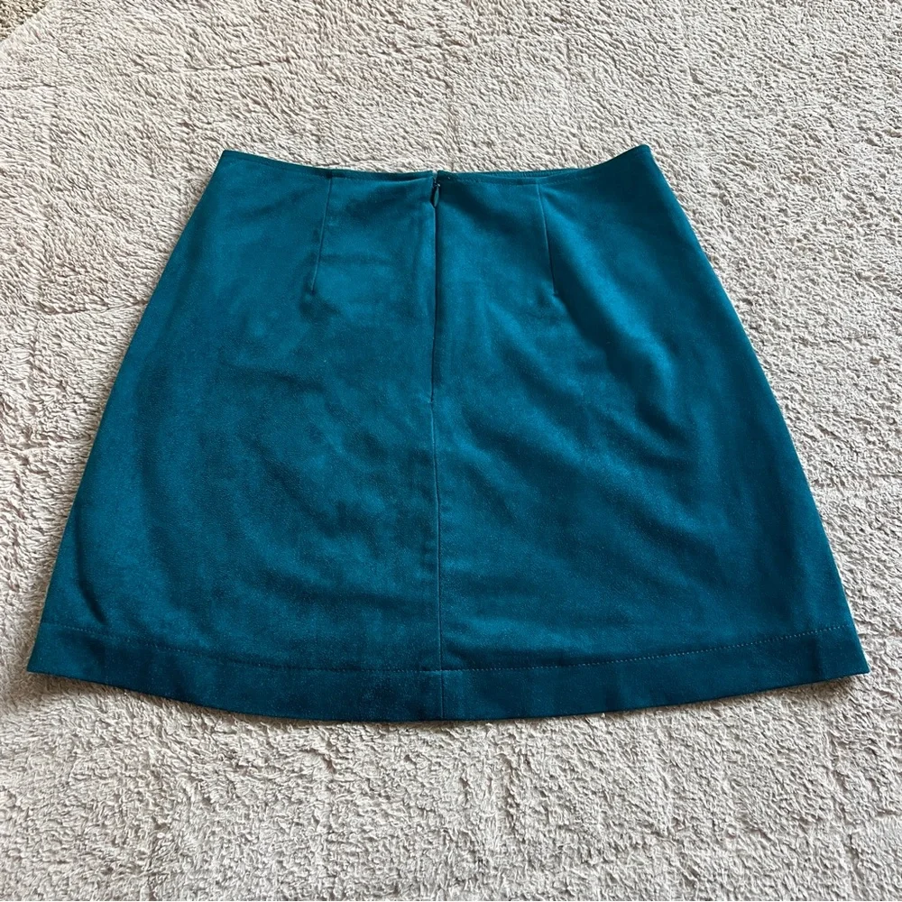 Maeve Teal Mini Skirt
